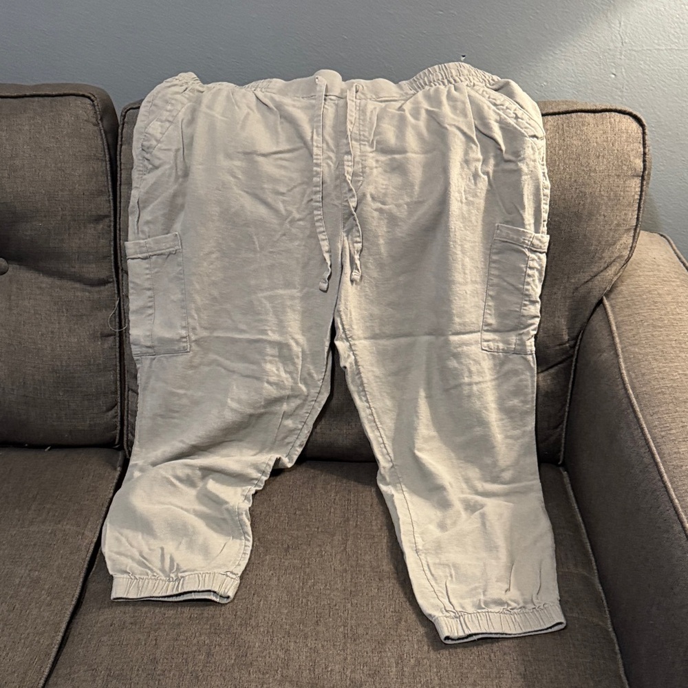 Casual Kaki Cargo Pants